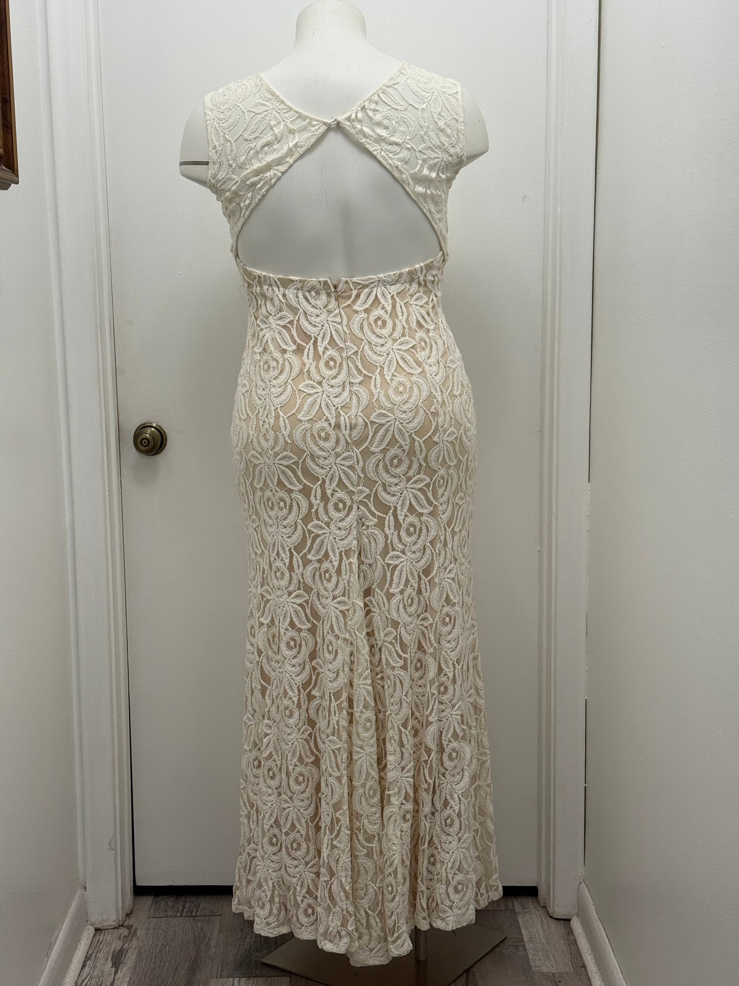 #142 Lace Open Back Dress