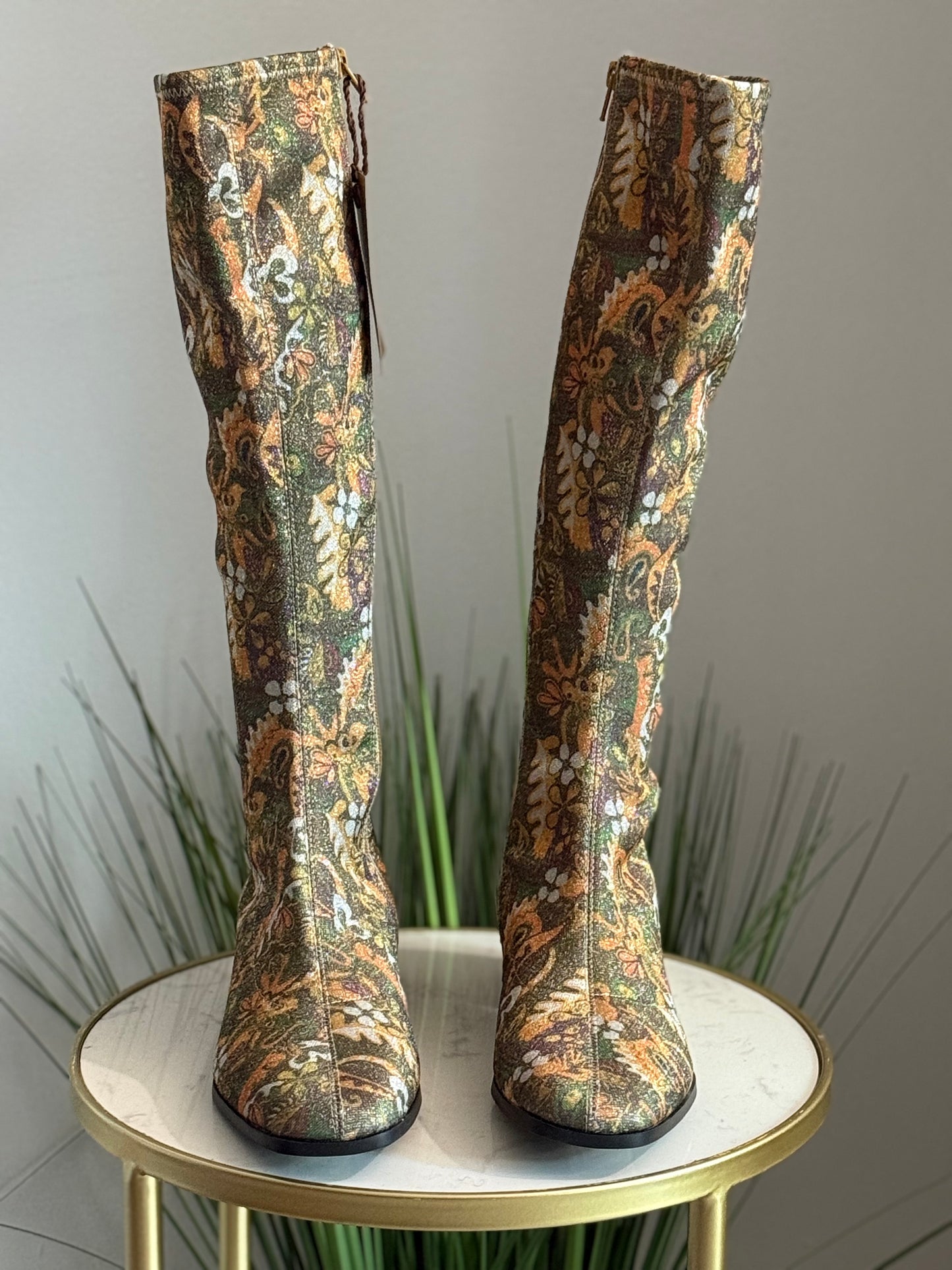 #225 Paisley Boots