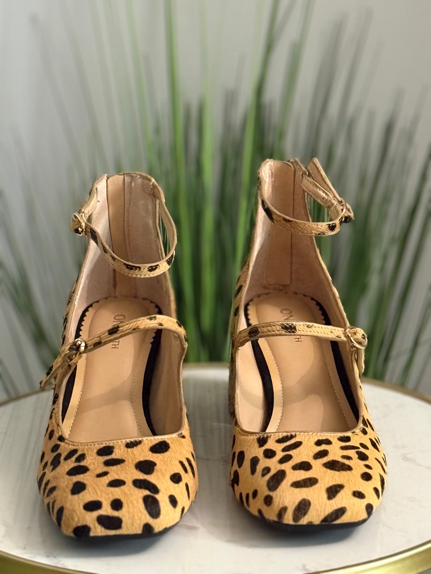 #212 Cheetah MaryJane Heels