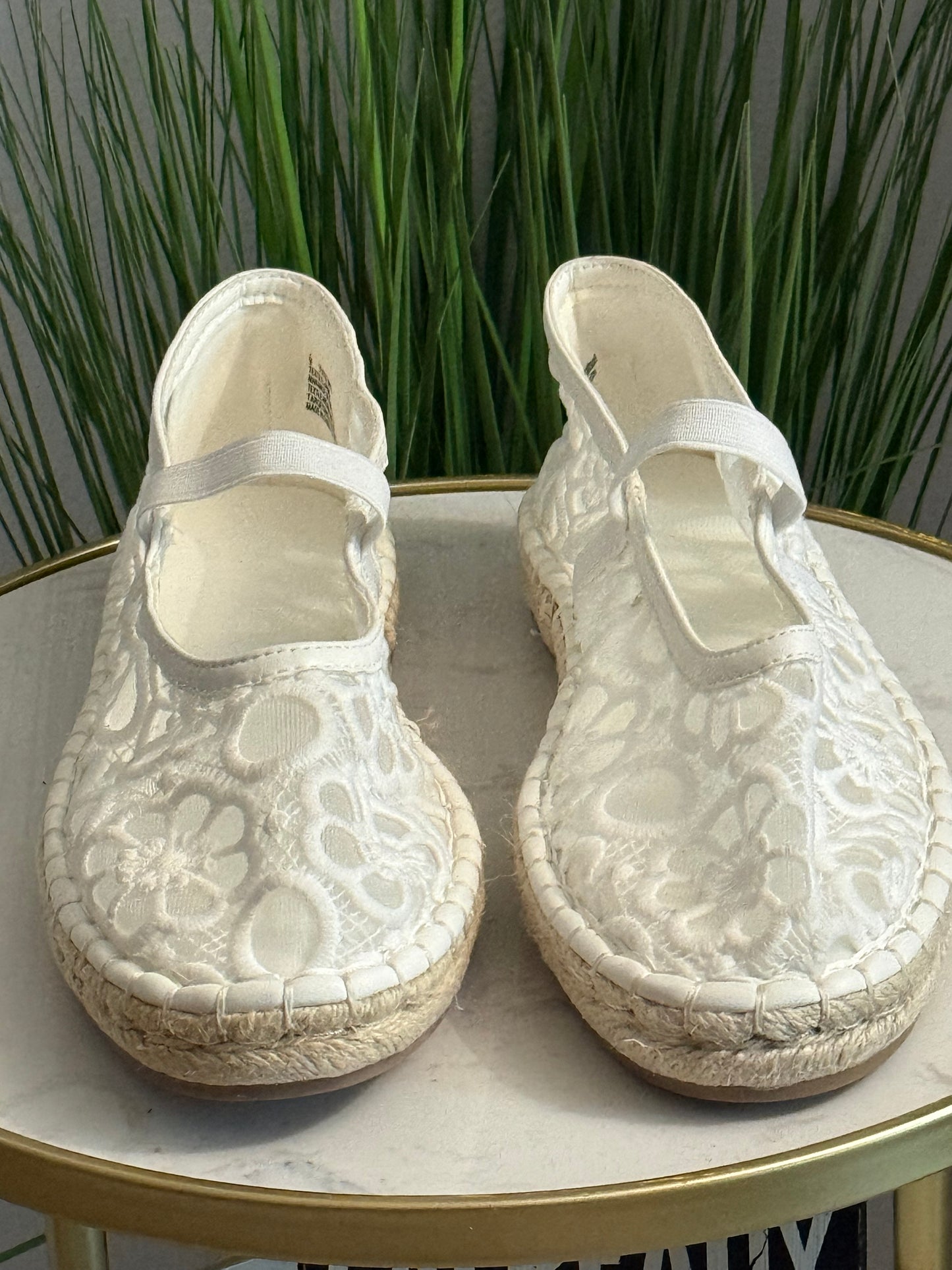 Lace Espadrille Flat