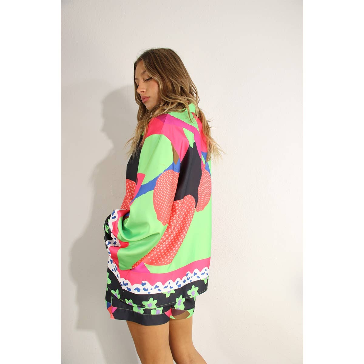 Abstract Summer Short Set
