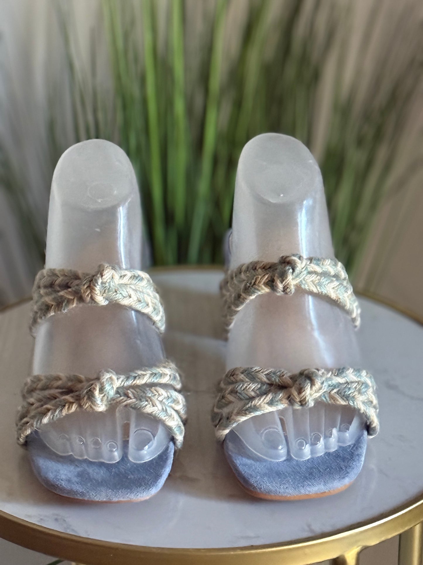 #237 Braided Heel (blue)