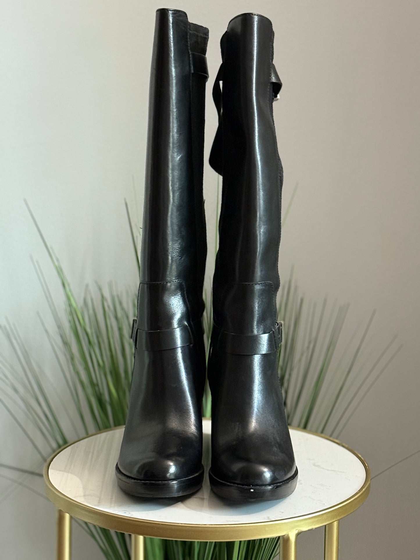 #214 CH Wedge Riding Boots
