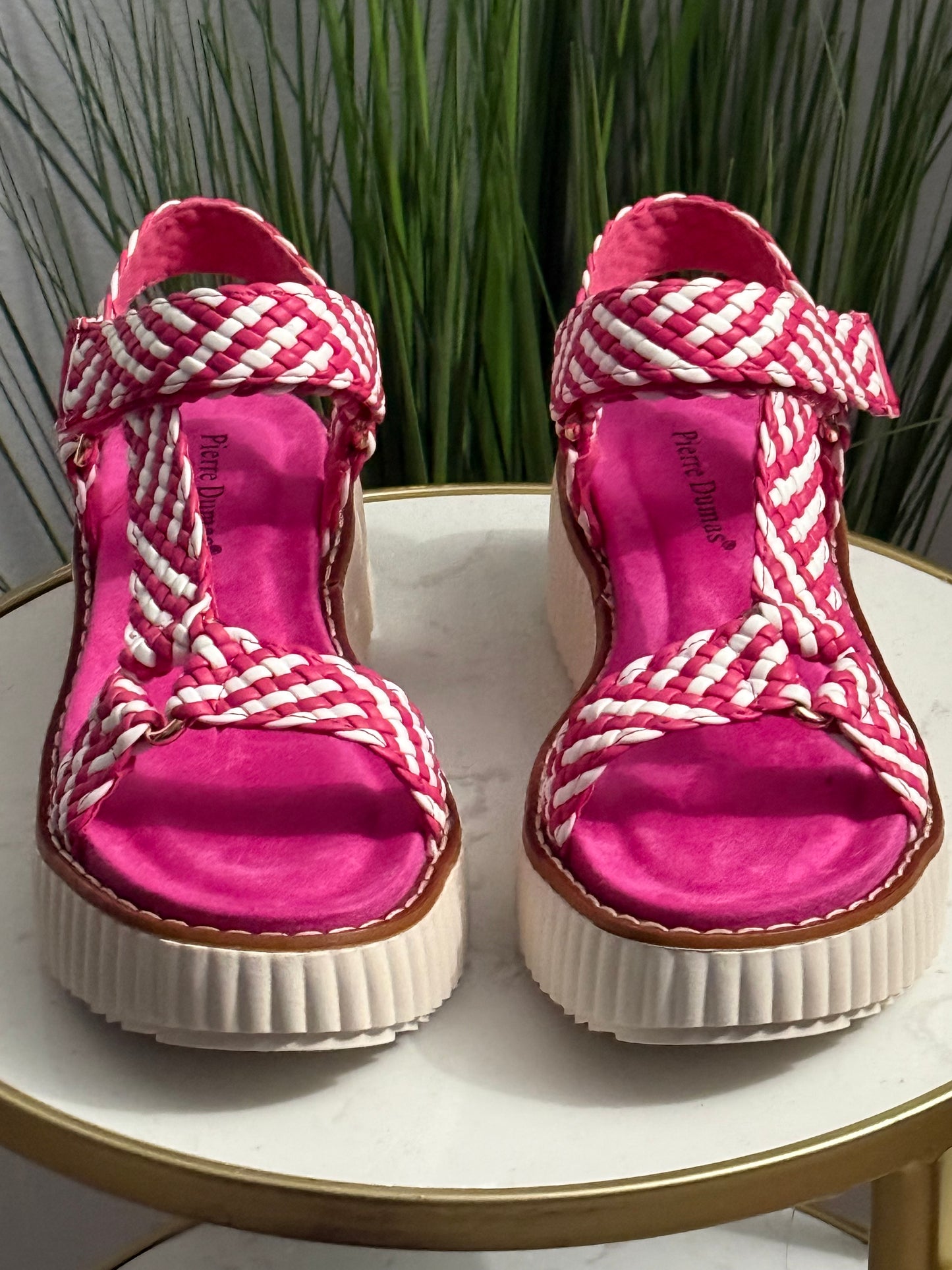 #220 Sweetie Braided Flatform Sandal