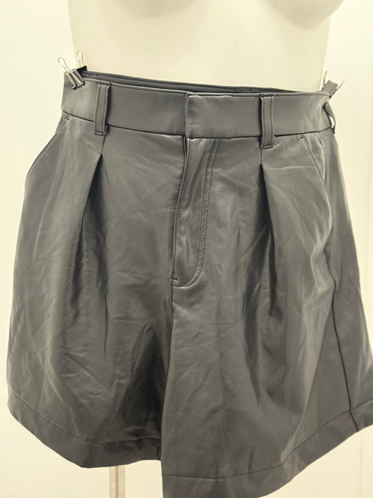 #71 Faux Leather Shorts