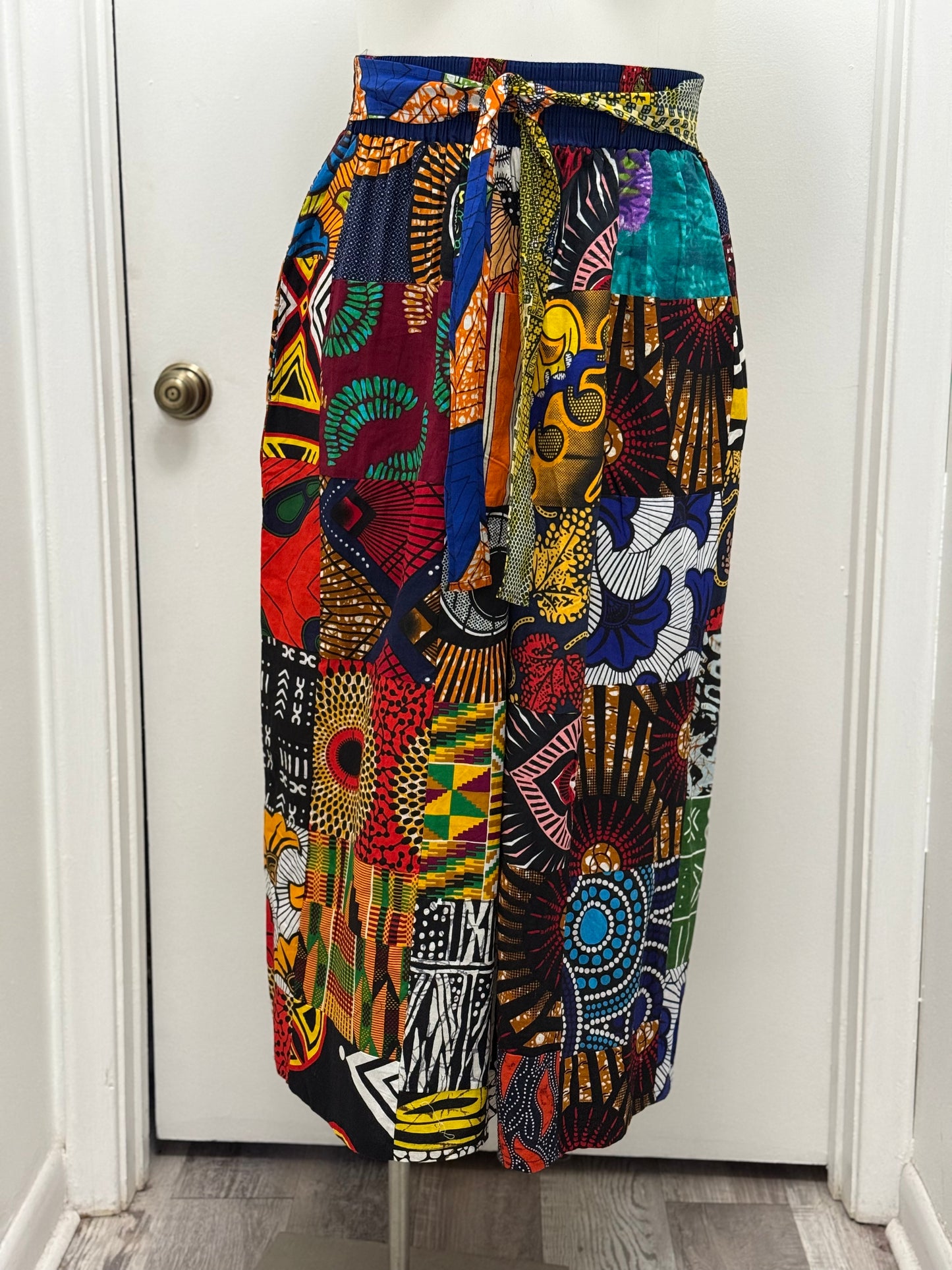 #94 Ankara Patchwork Palazzo Pants