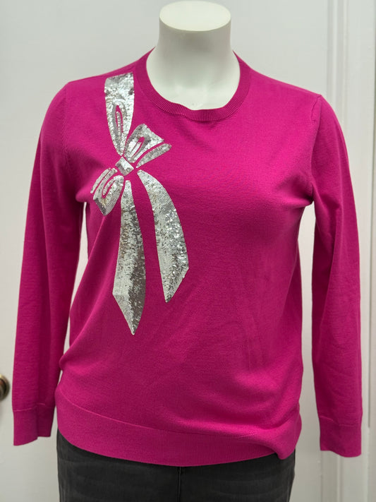 #177 Sequin Bow Sweater