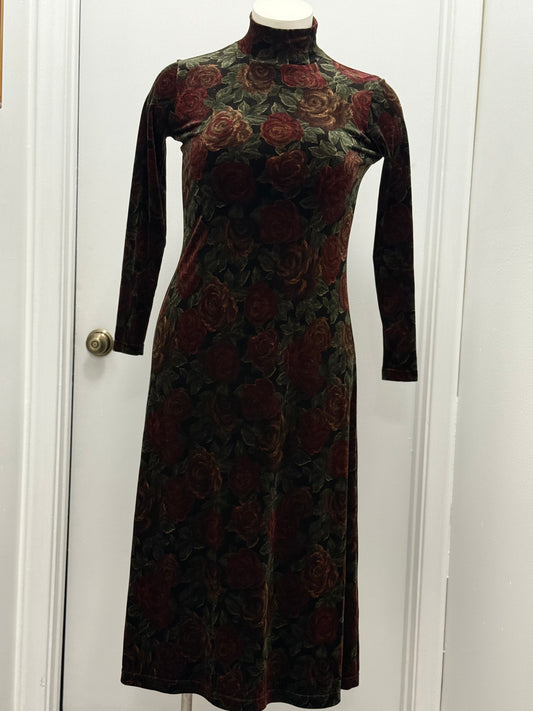 #80 Velvet Rose Dress