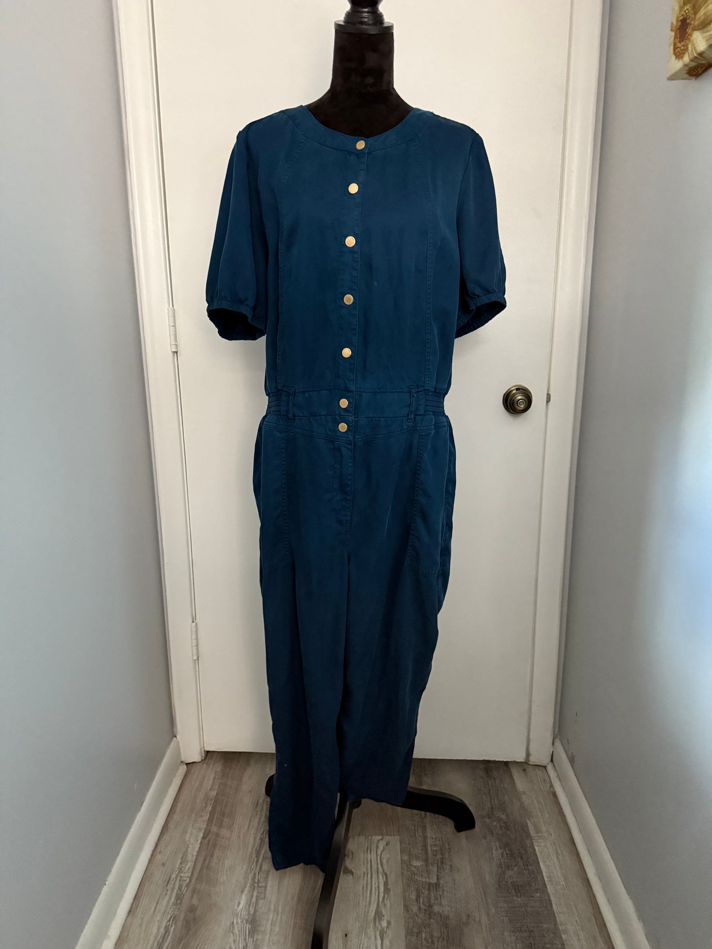 #142 Teal Jumpsuit