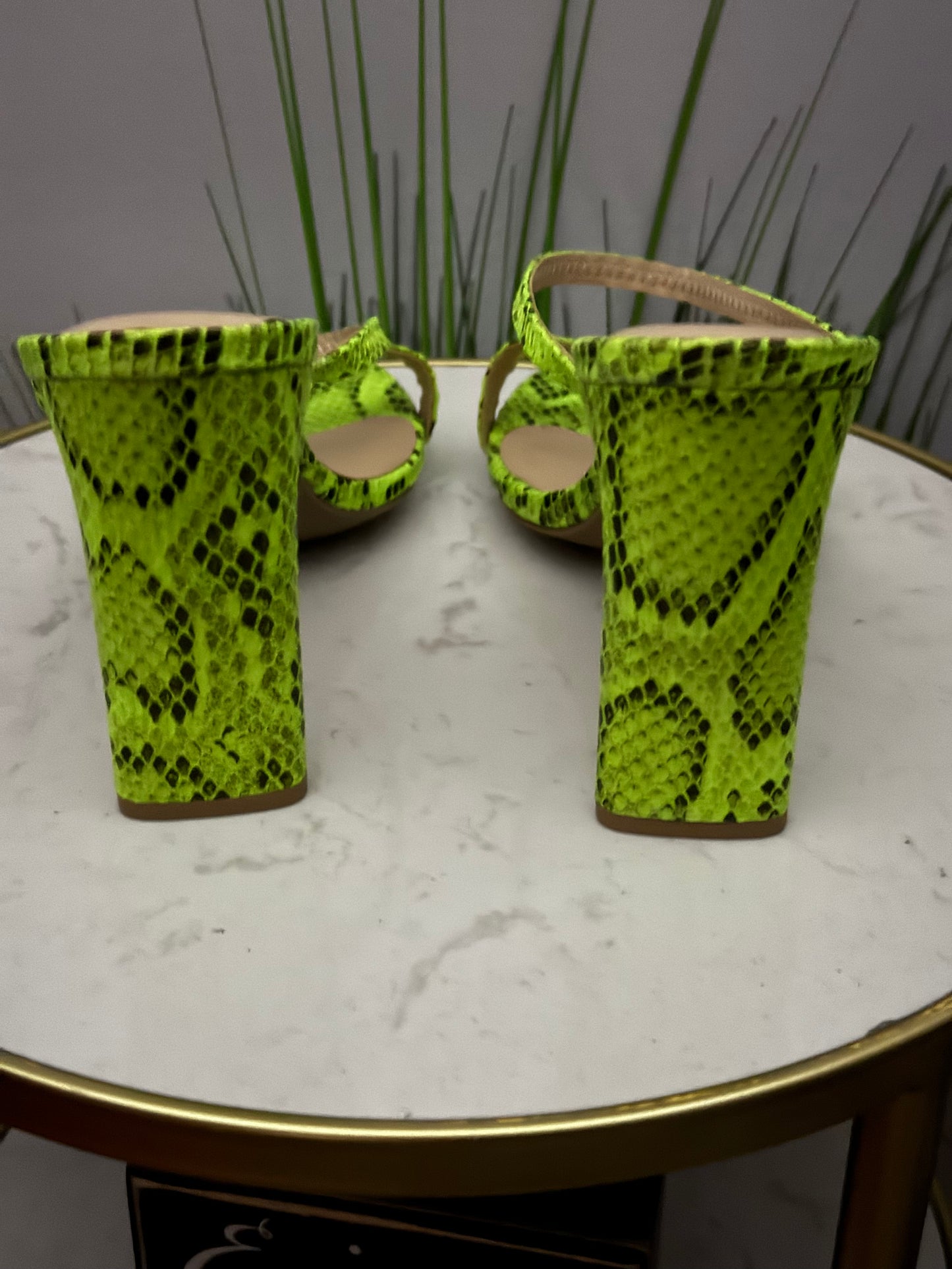 #244 Reptile Neon Heels