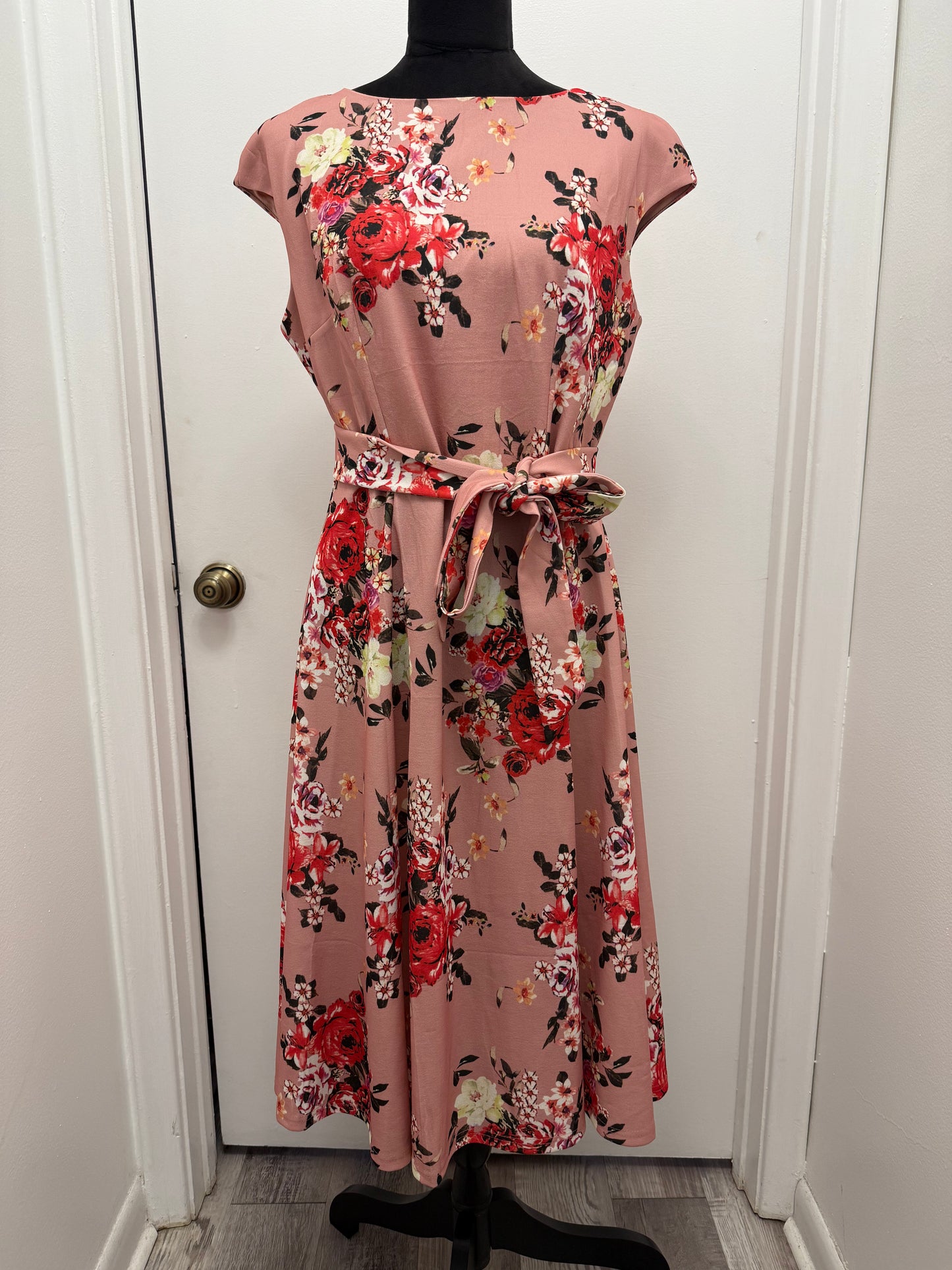 #194 Rose Flare Dress
