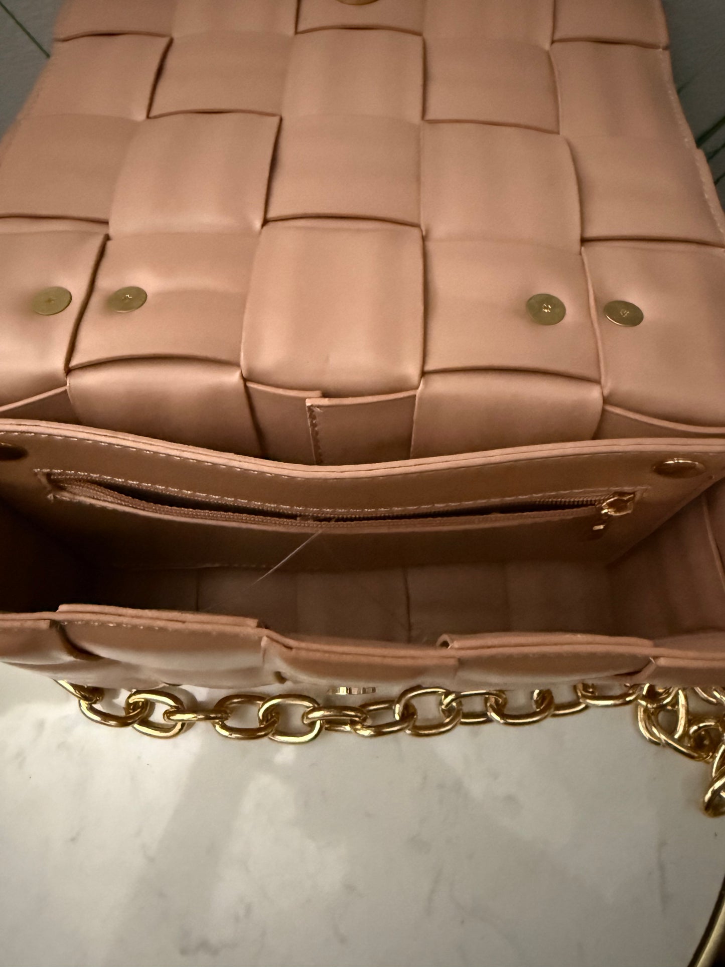 #152 Fashion Weave Crossbody