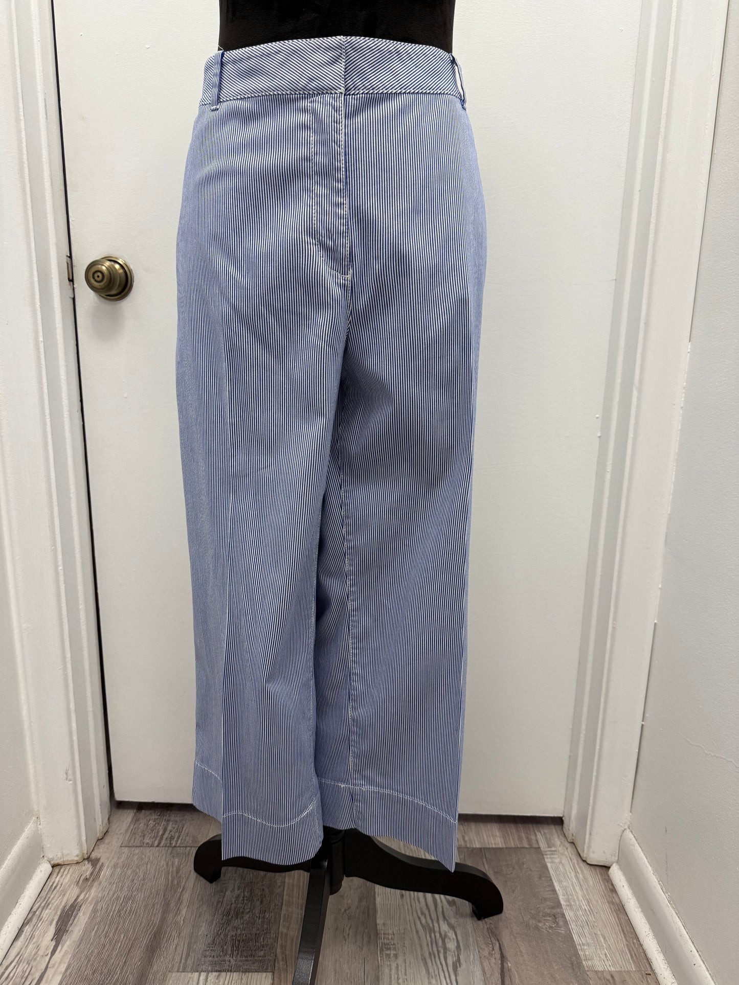 #60 Blue & White Pinstripe Pants