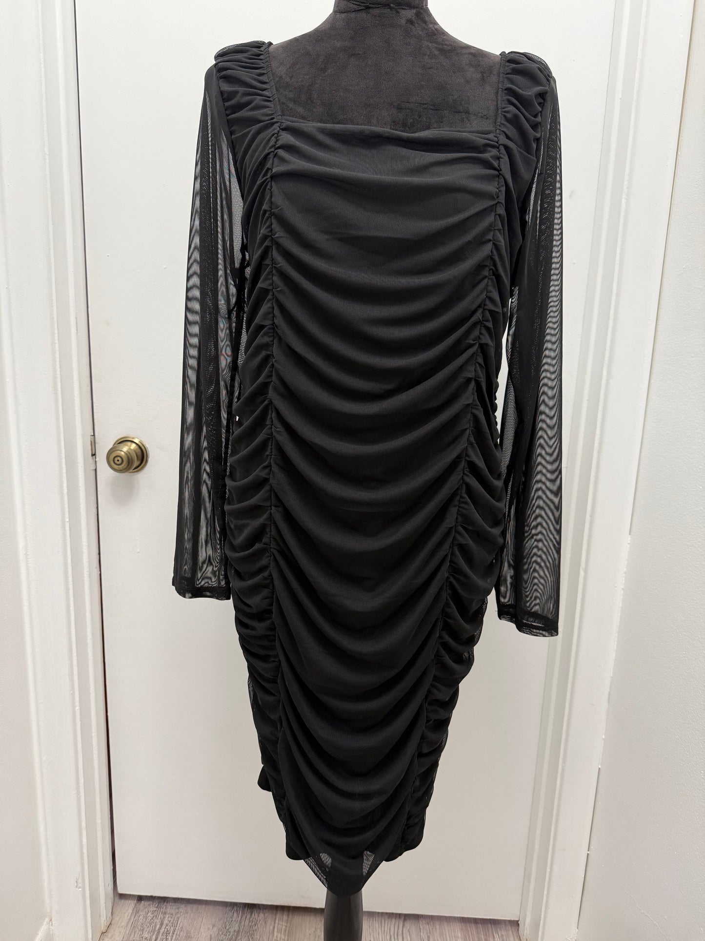 #96 Sexy Ruched Dress