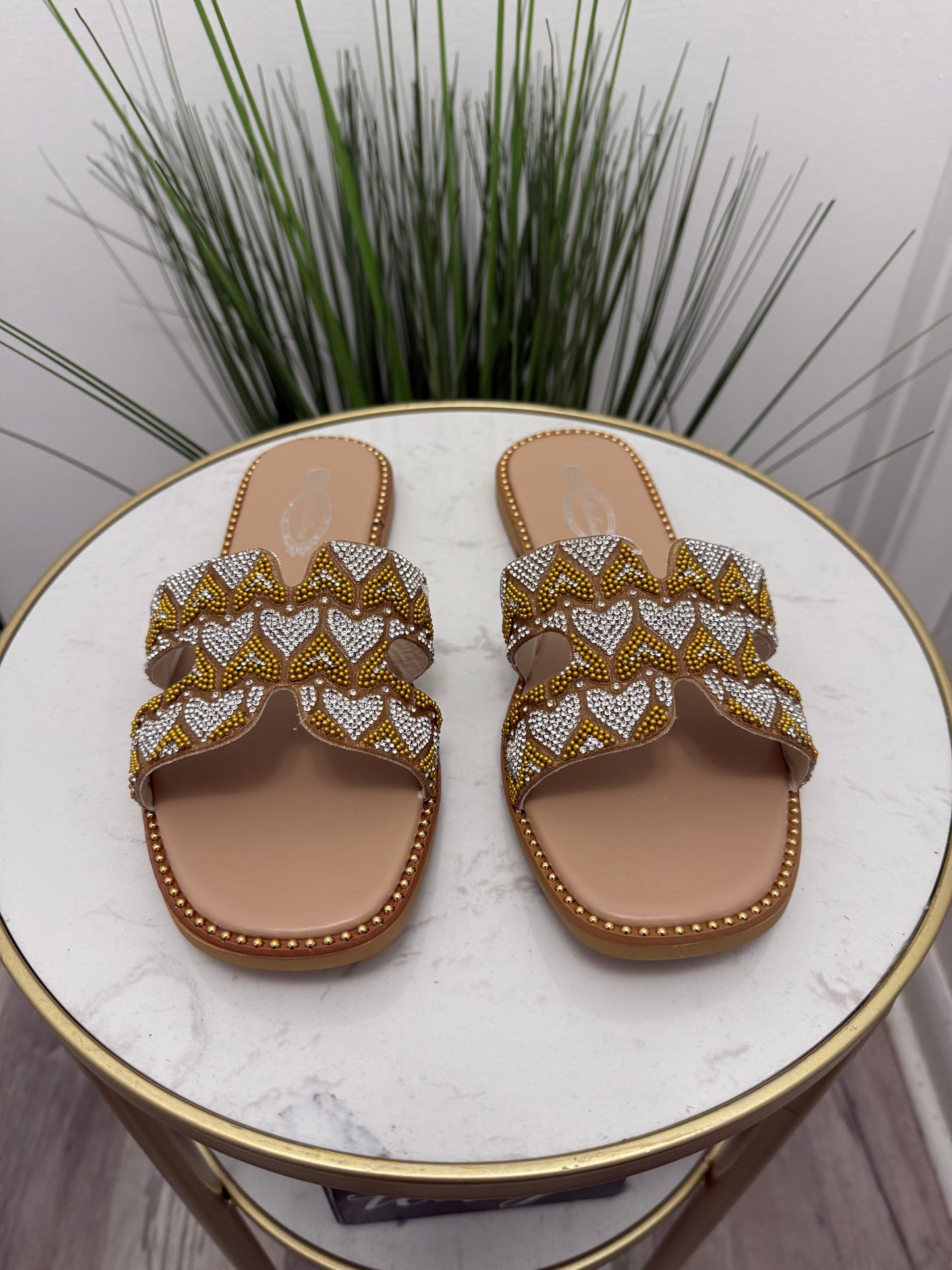 #300 Atalina Gold Sandal