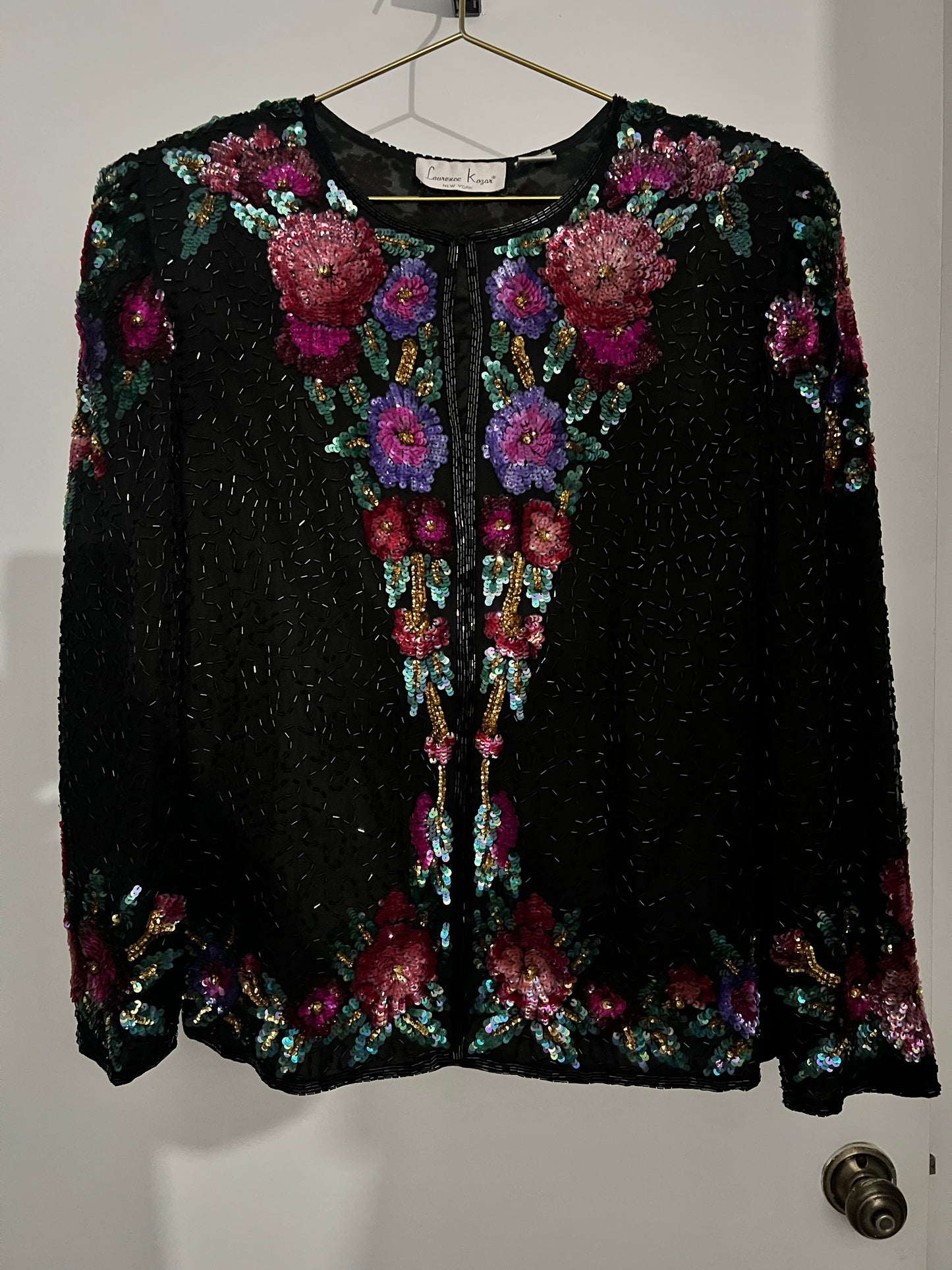 Floral Sequin Jacket #259
