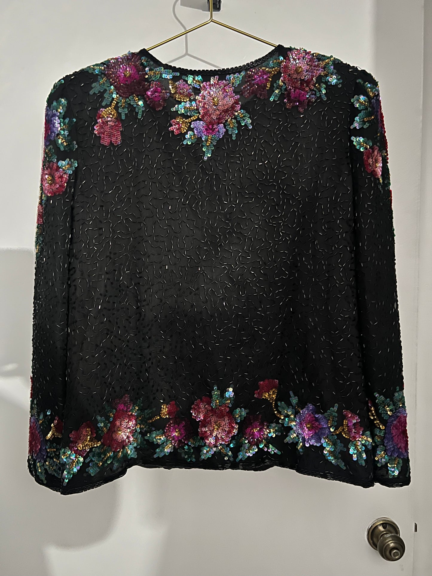 Floral Sequin Jacket #259