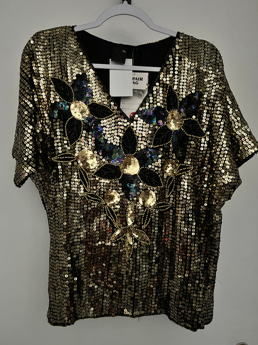 Sequin Skirt Set #253