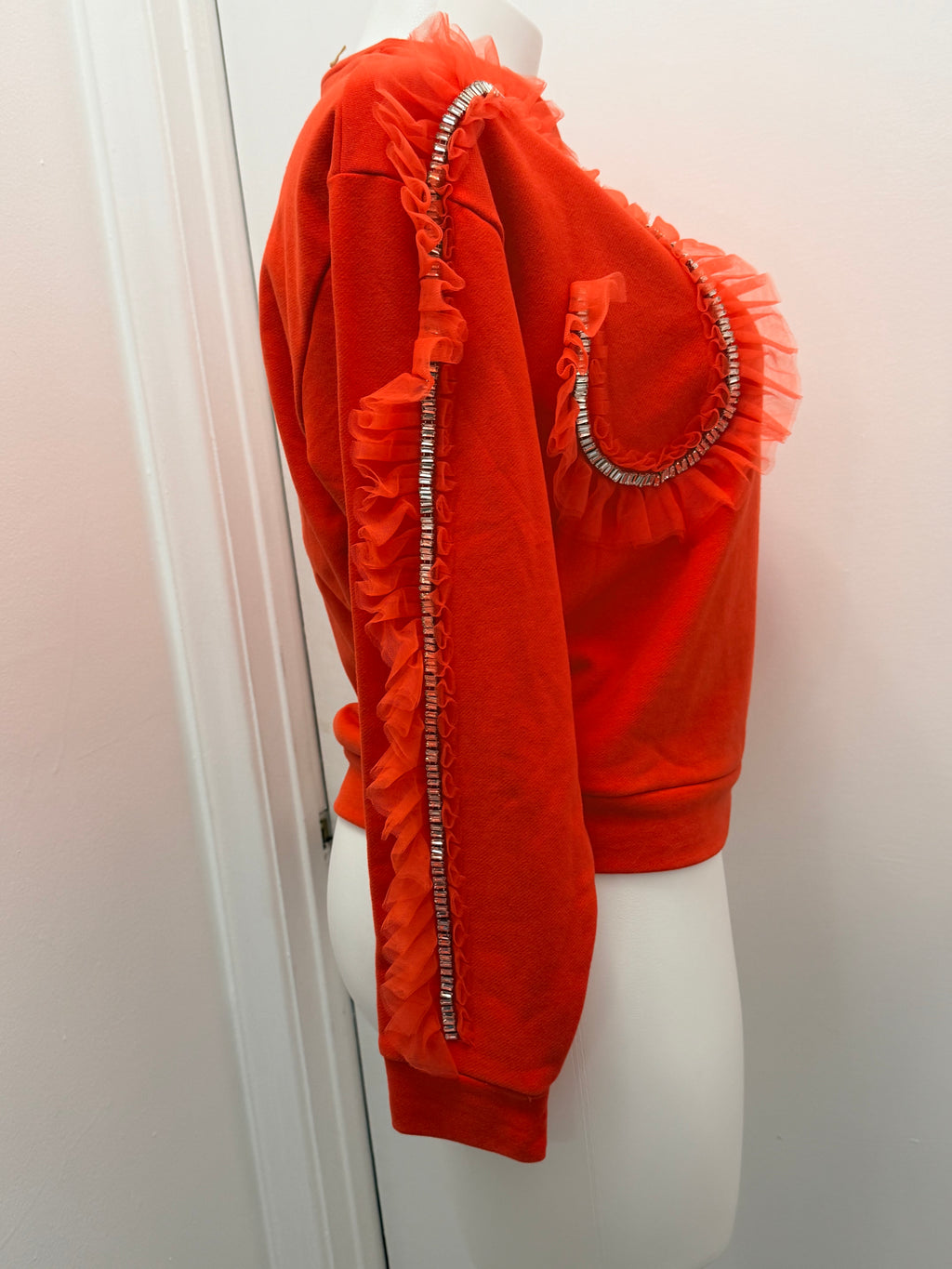 Ruffle Sleeve Sweatshirt #59