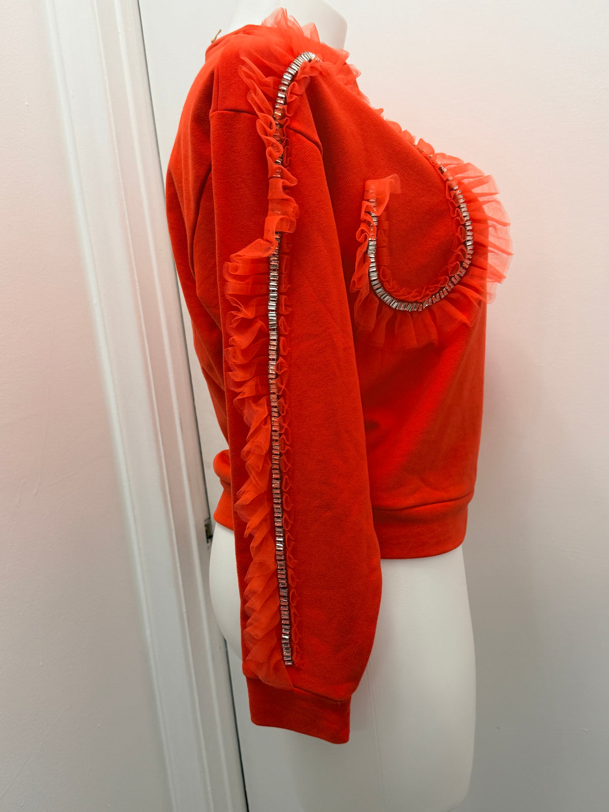 Ruffle Sleeve Sweatshirt #59