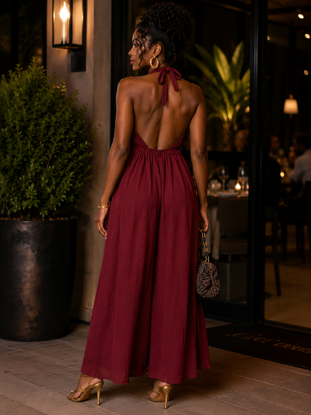 #63 Halter Maxi Dress