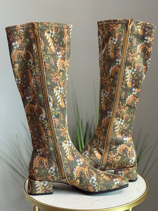#225 Paisley Boots