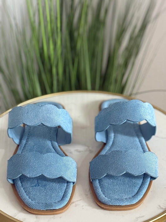 #278 Denim Sandals