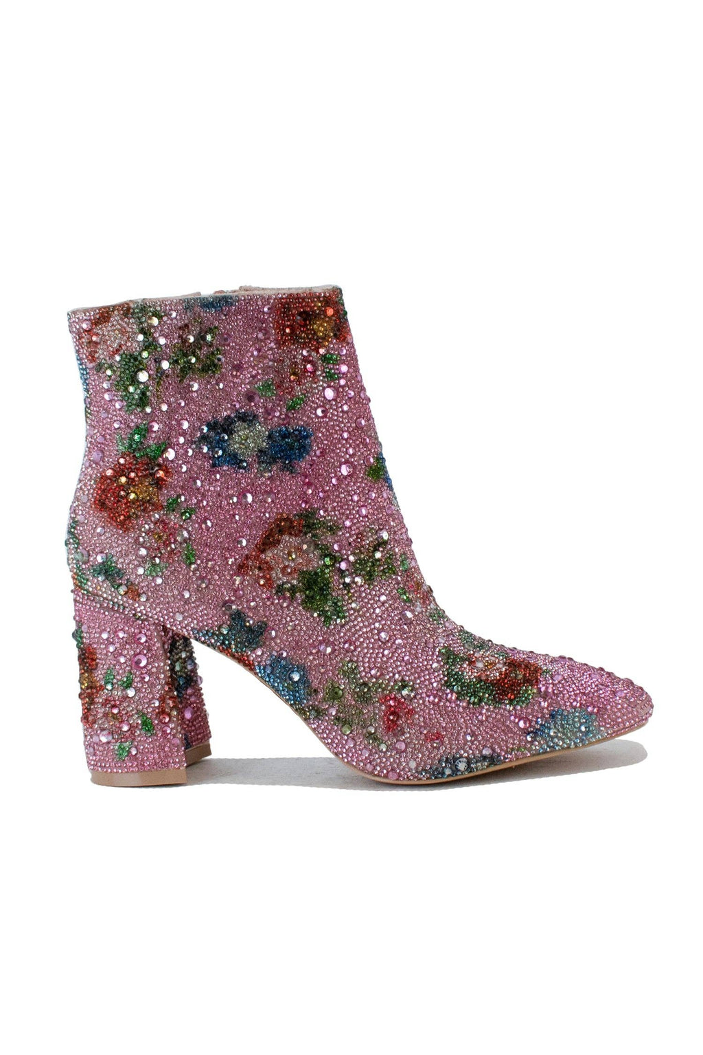 KETSBY Rhinestone Ankle Booties #230