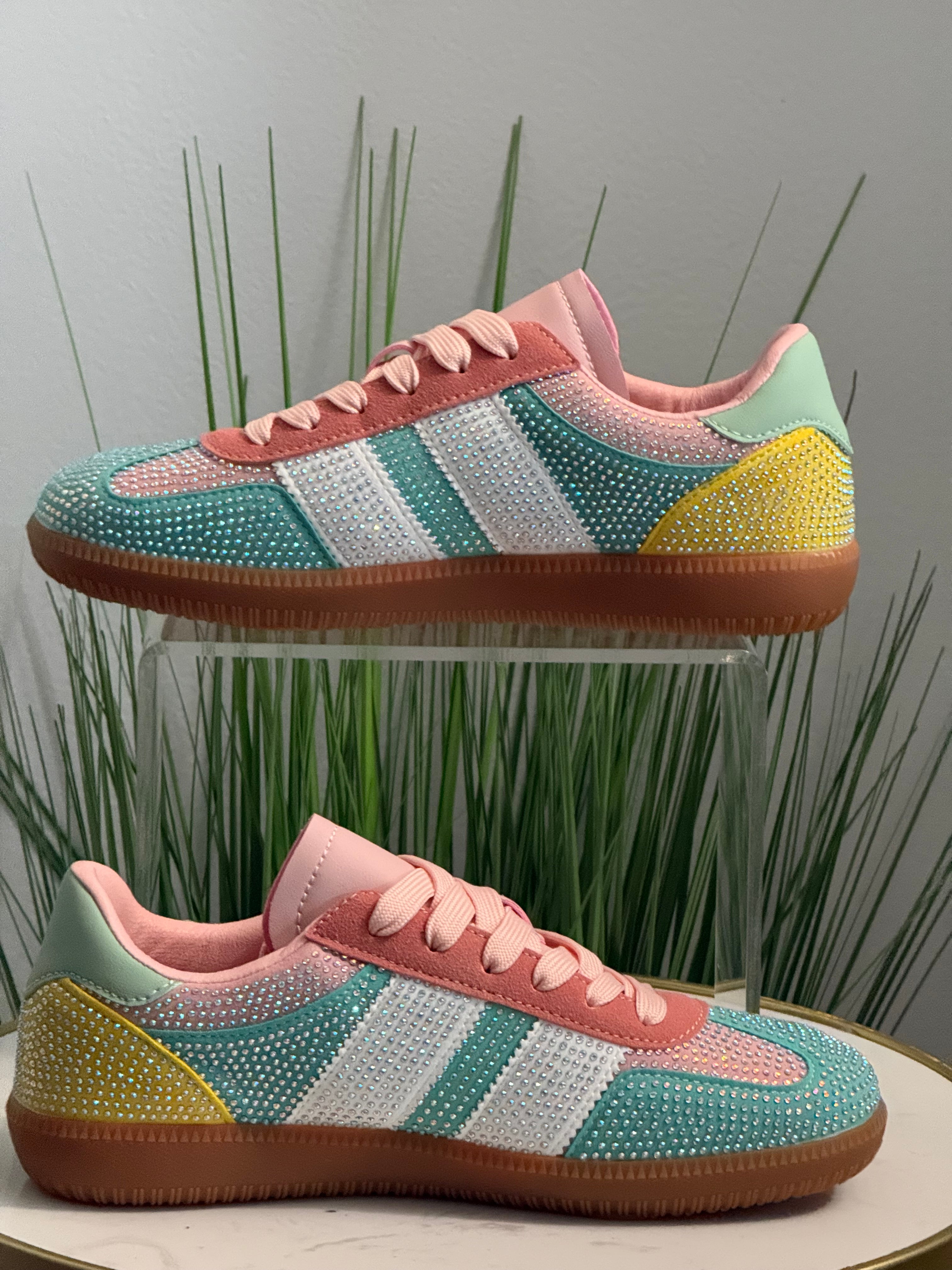 Lennon Pastel Sparkle Sneakers