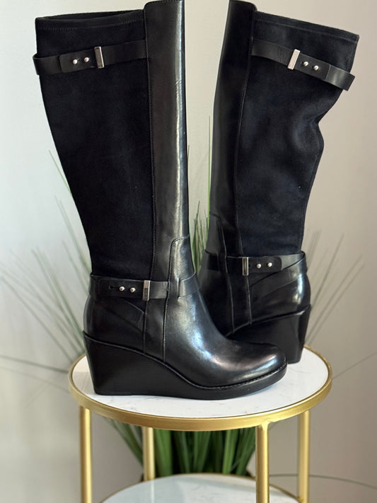 #214 CH Wedge Riding Boots