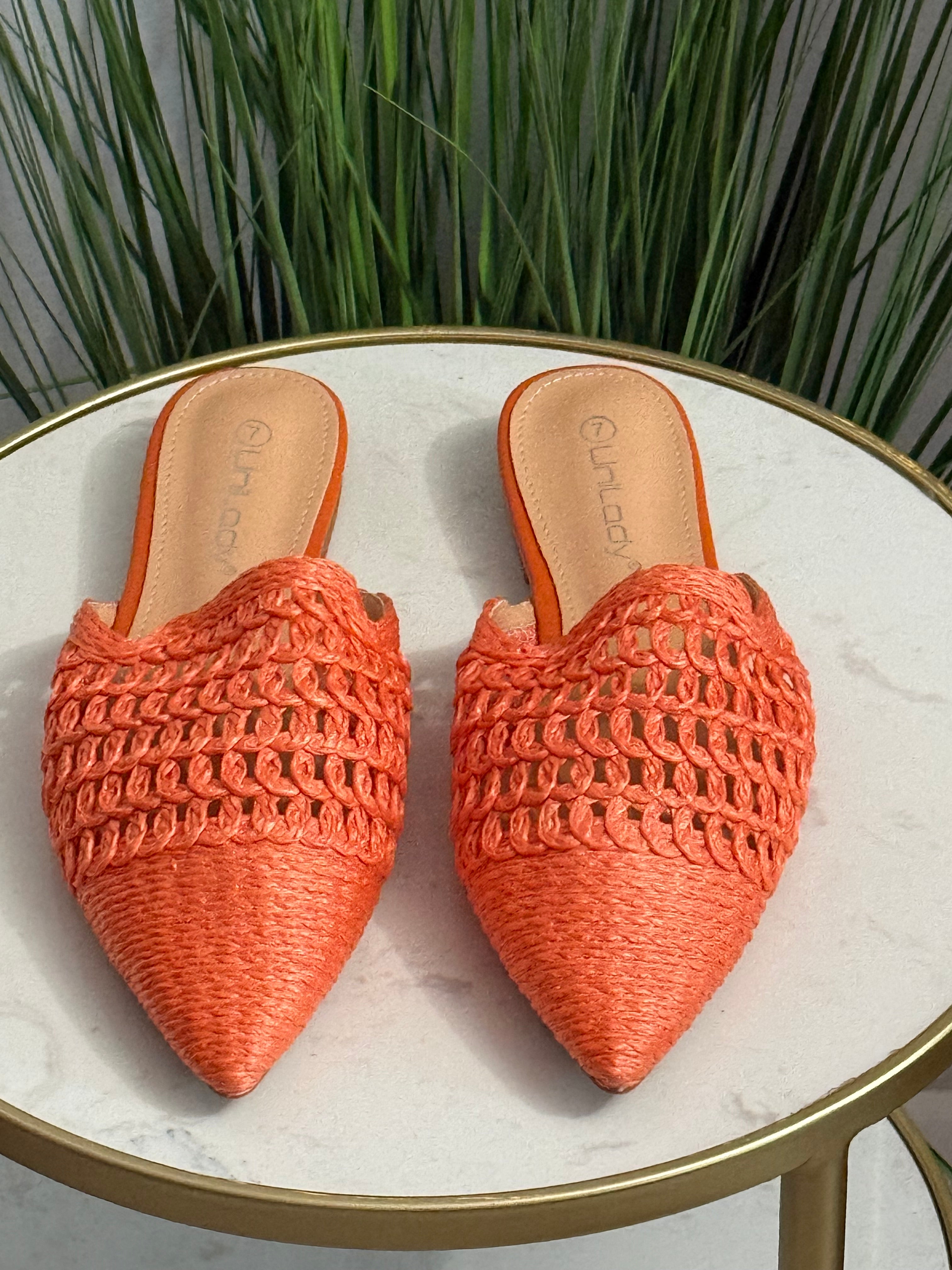 #271 Woven Lattice Mule 💡size up