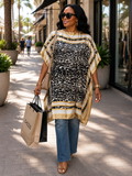 #13-8 Satin Kaftan Tunic Top/Dress