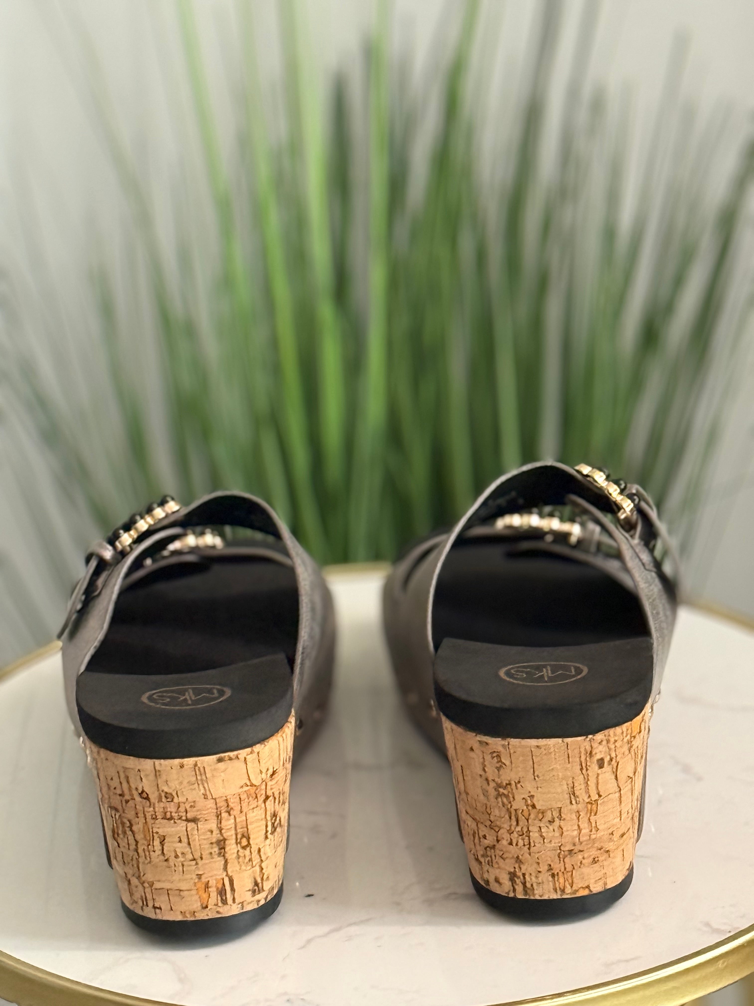 #271 Double Buckle Wedge