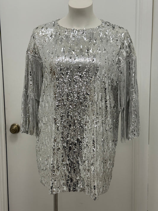#2 Sequin & Fringe Dress