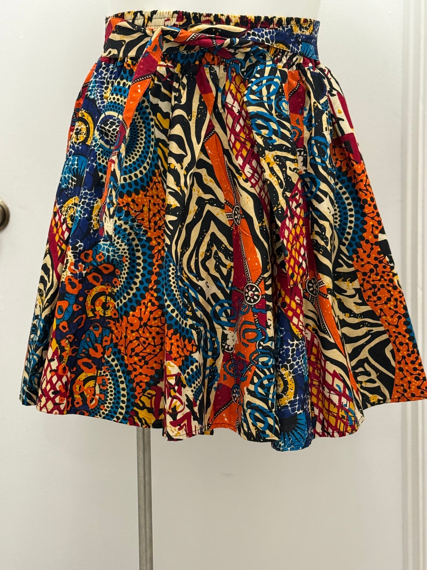 #64 Mixed Up MIDI Skirt