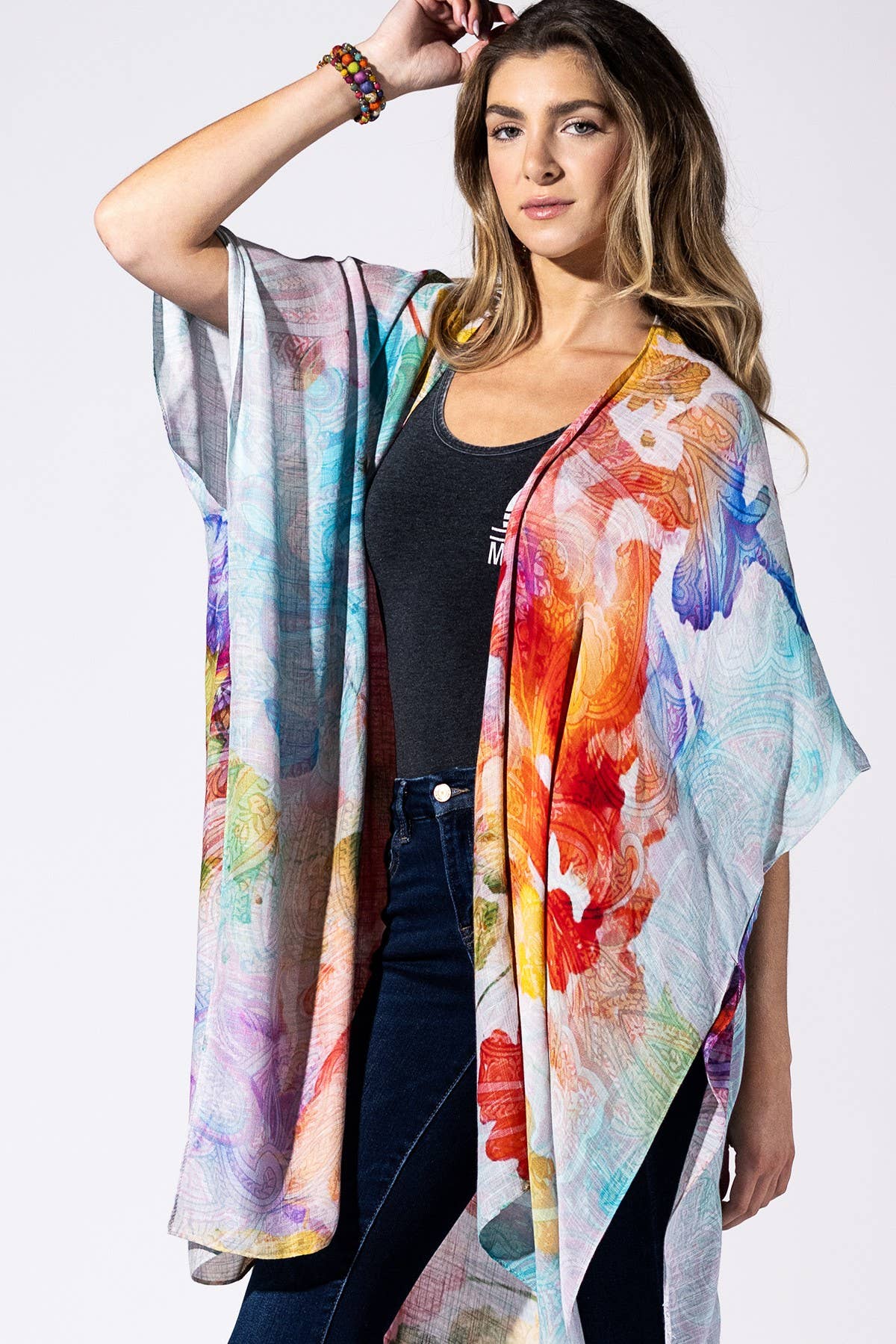 Island Petal Kimono: Fantasy Flower