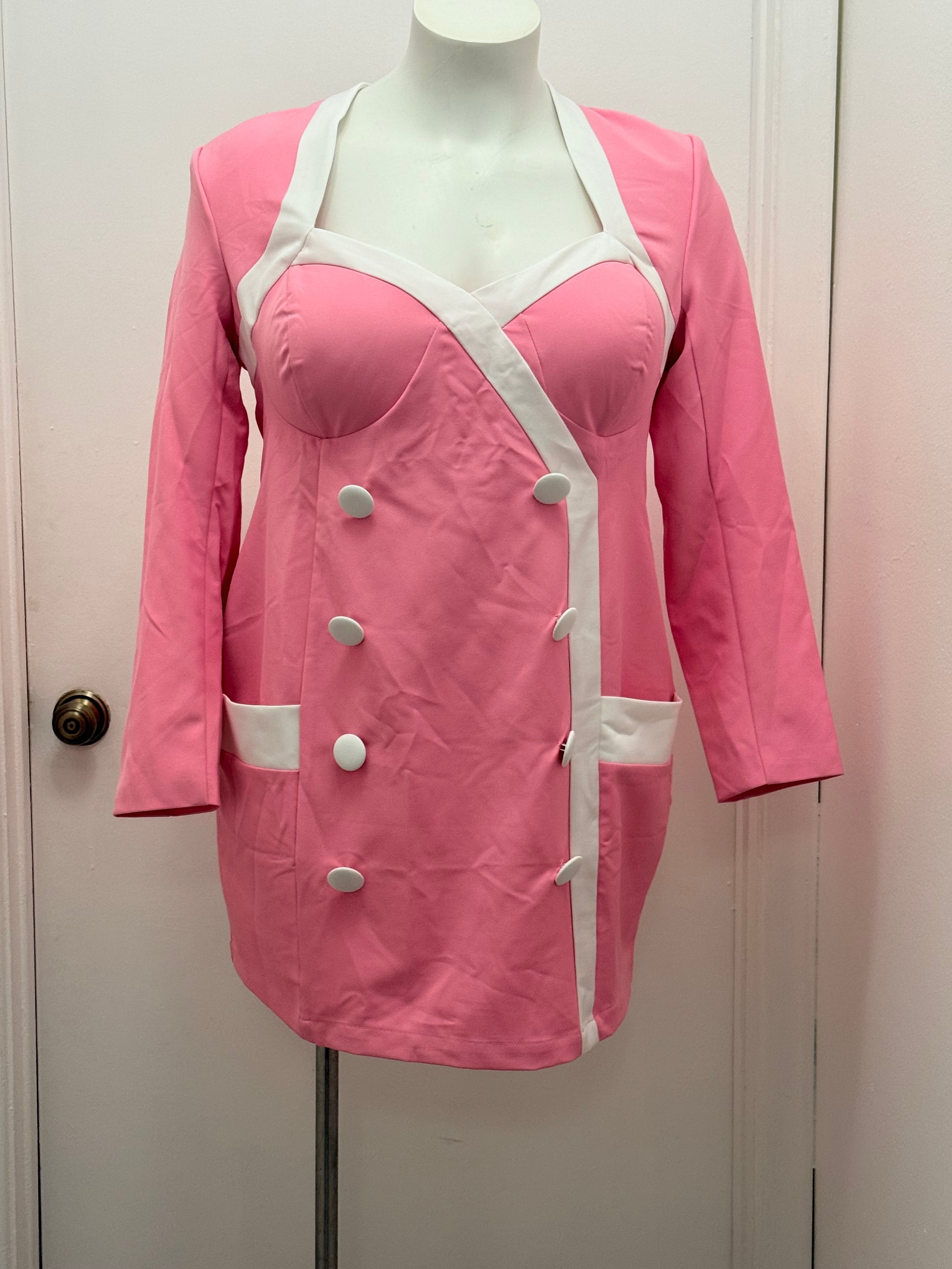Chic Blazer Dress #166