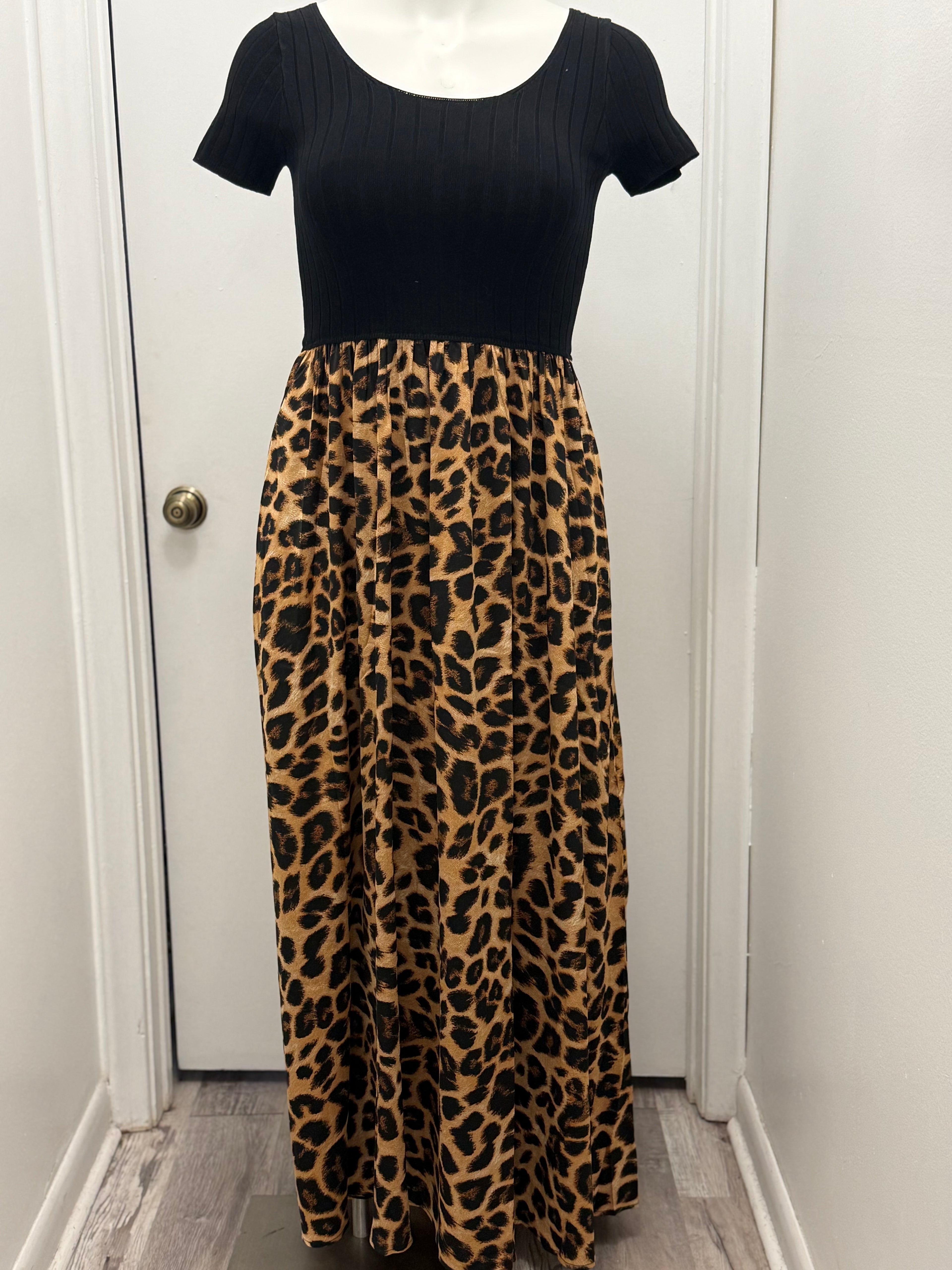 #11 Leopard Maxi Dress