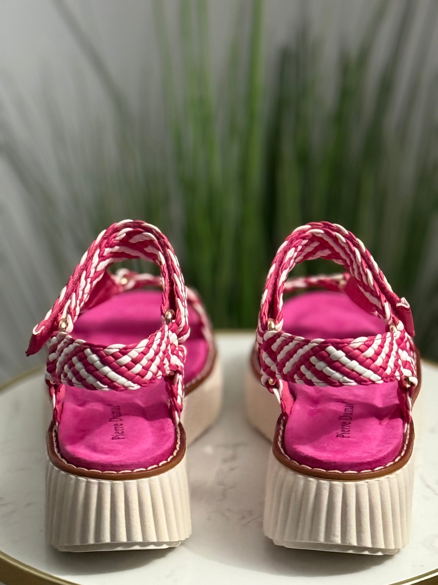 #220 Sweetie Braided Flatform Sandal