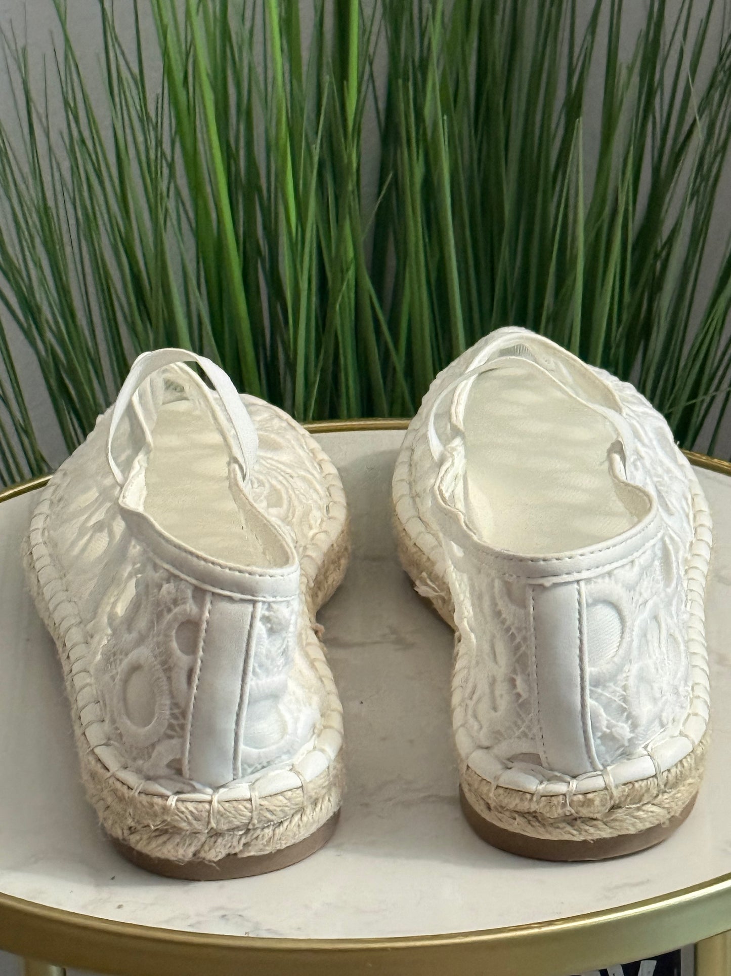 Lace Espadrille Flat