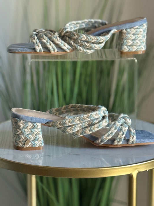 #237 Braided Heel (blue)