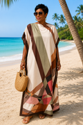 #6H Kaftan Dress with matching scarf (not pictured)