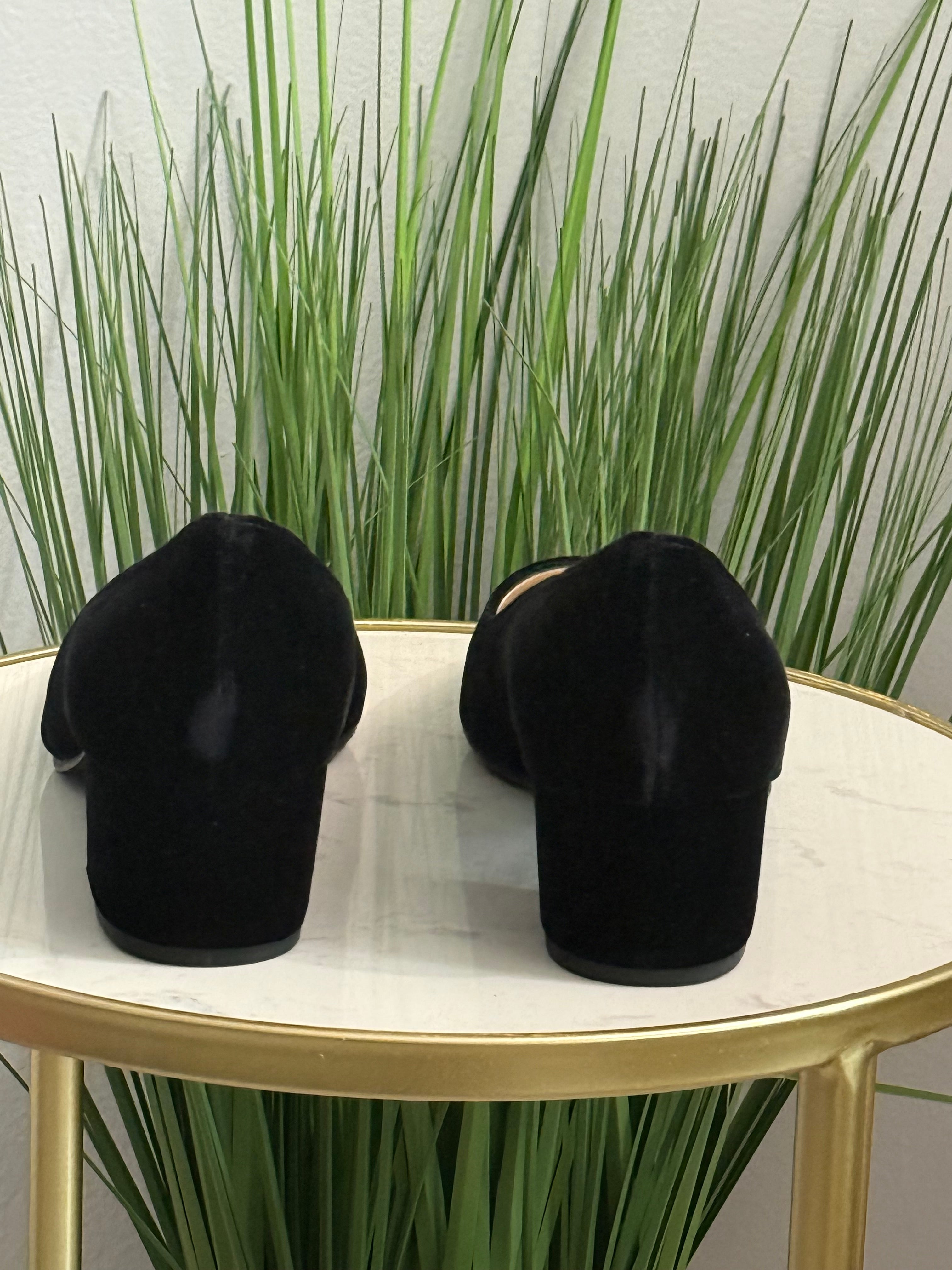 Velvet Classic Block Heels