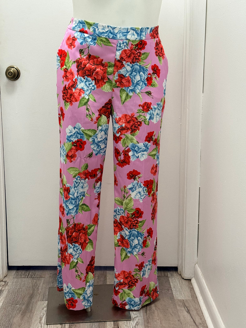 Floral Wide-Leg Pants #146 (L)