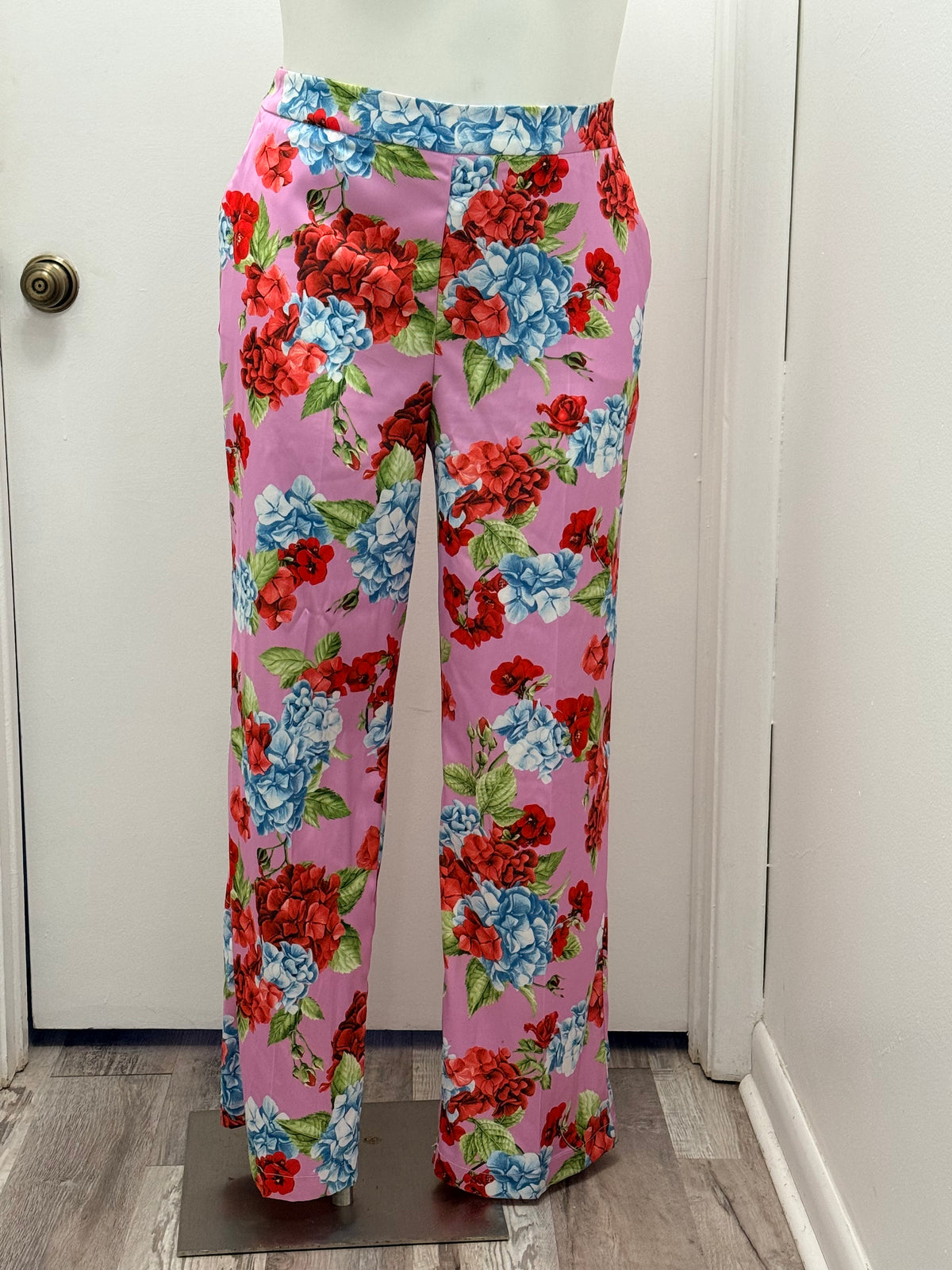 Floral Wide-Leg Pants #146 (L)