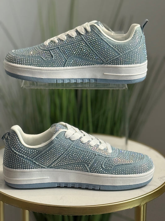 #211 Sheelah Denim Bling Sneakers
