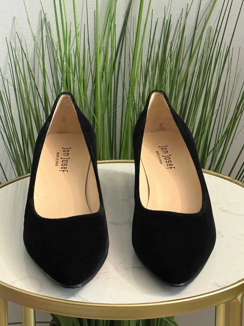 Velvet Classic Block Heels