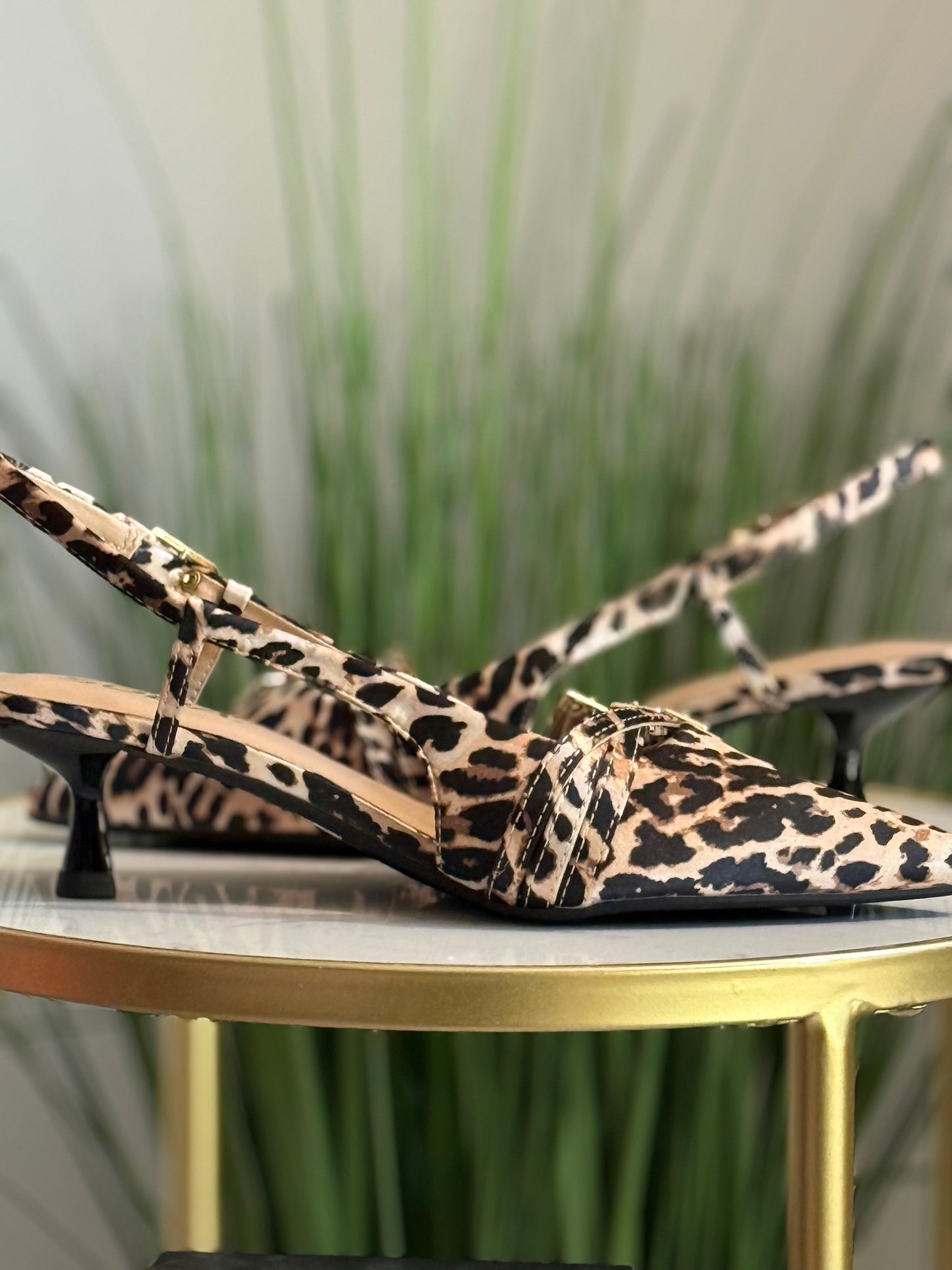#192 Leopard Kitten Heel