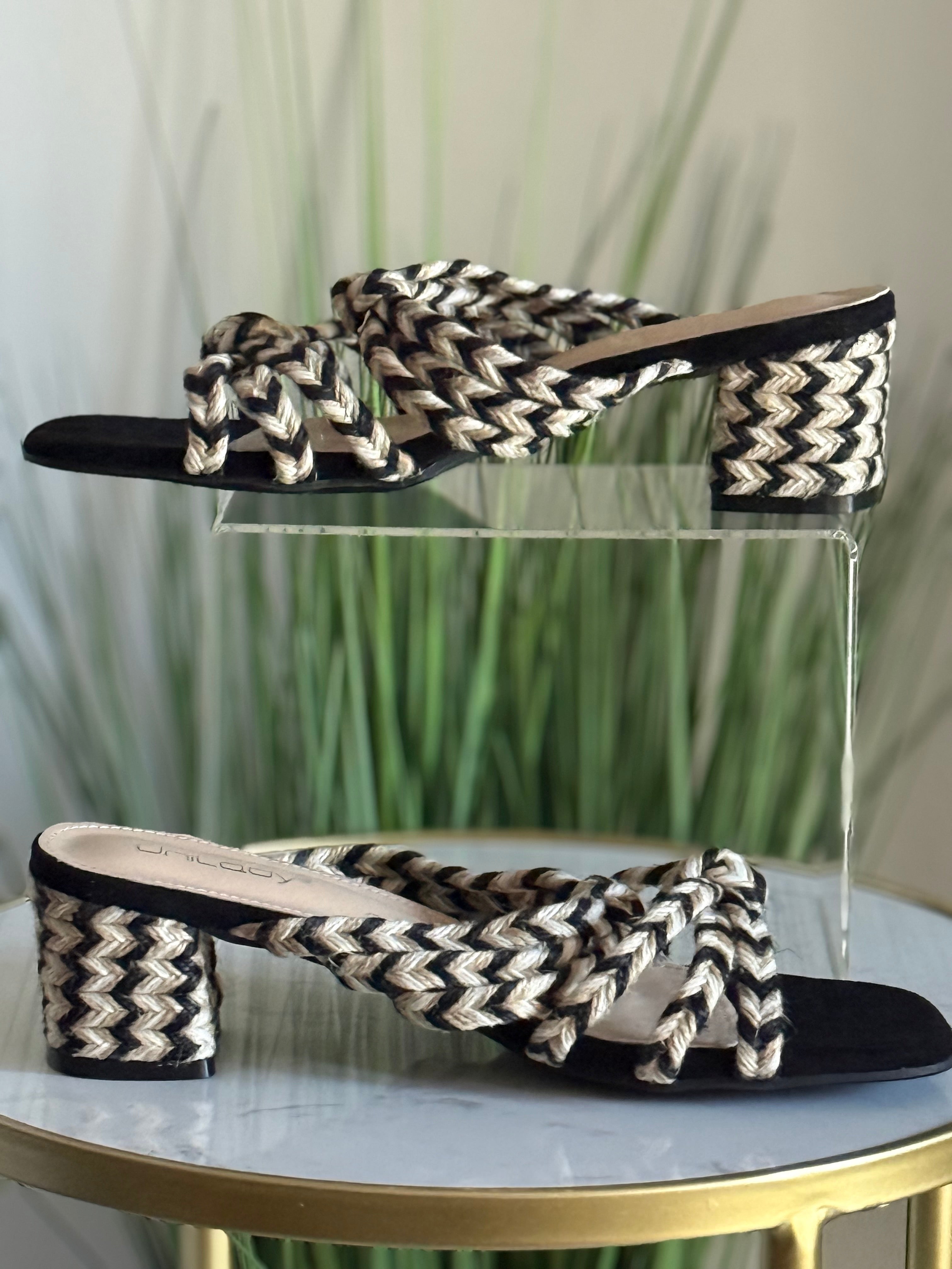 #208 Jasmine Raffia Sandal