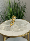 #206 Clear Jelly Chain Sandals
